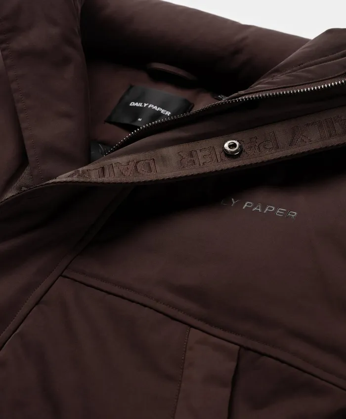 Syrup Brown Ronnie Long Jacket Men Daily Paper Jackets