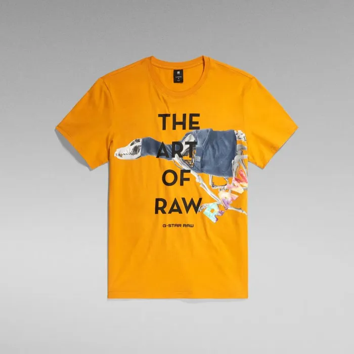TShirts and Polos Men GStar RAW Art Of RAW TShirt Dull Yellow
