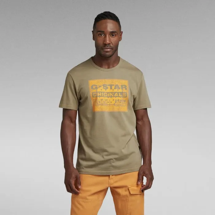 TShirts and Polos Men GStar RAW Bandana TShirt Shamrock