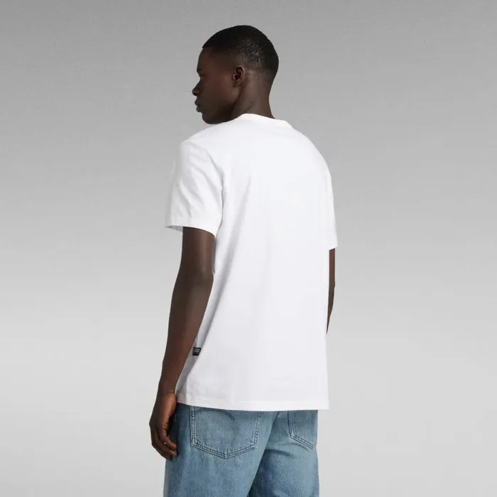 TShirts and Polos Men GStar RAW Chest Graphic TShirt White