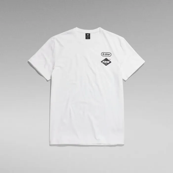 TShirts and Polos Men GStar RAW Chest Graphic TShirt White