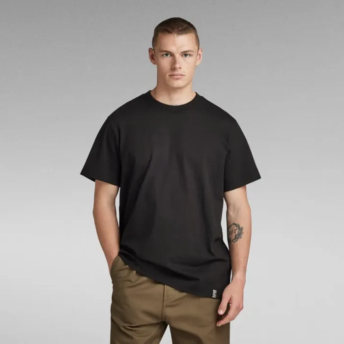 TShirts and Polos Men GStar RAW Essential Loose TShirt Dark Black