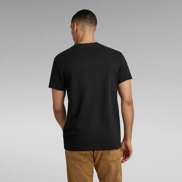 TShirts and Polos Men GStar RAW Essential Pique TShirt Dark Black