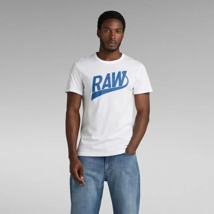 TShirts and Polos Men GStar RAW Graphic STM 6 TShirt White