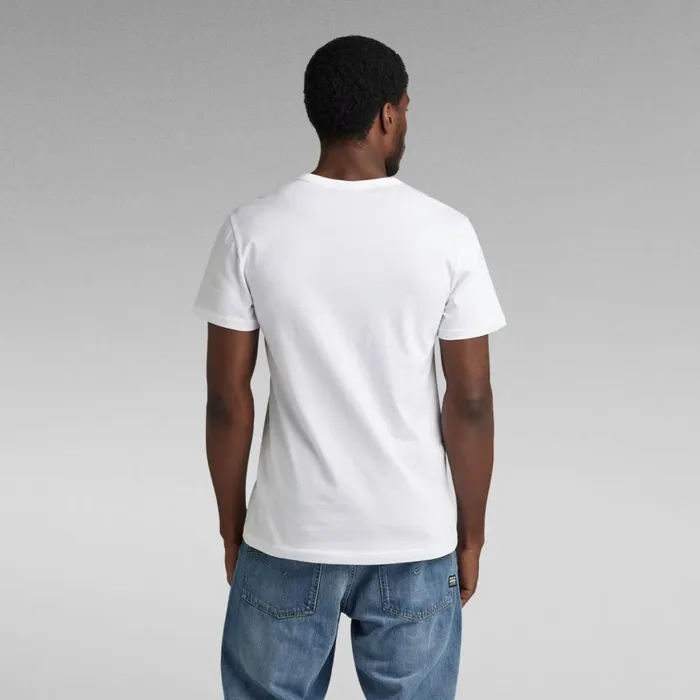 TShirts and Polos Men GStar RAW Graphic STM 6 TShirt White