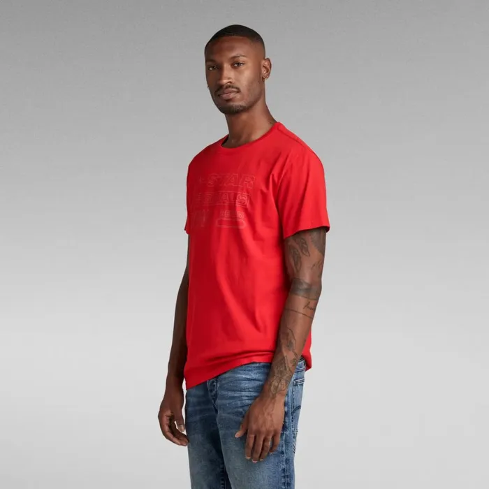 TShirts and Polos Men GStar RAW Originals TShirt Acid Red