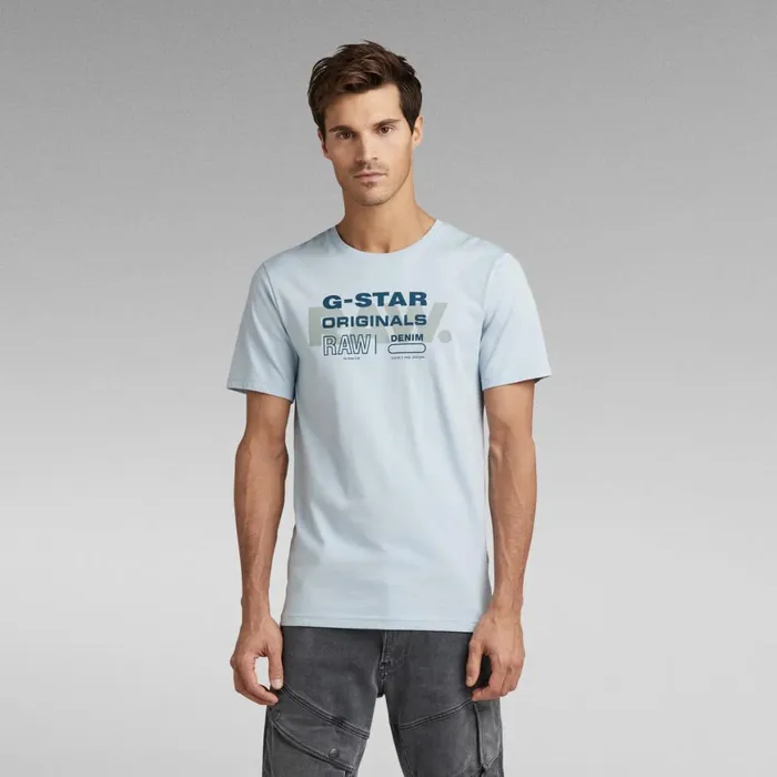 TShirts and Polos Men GStar RAW RAW Originals Slim TShirt Dark Ice