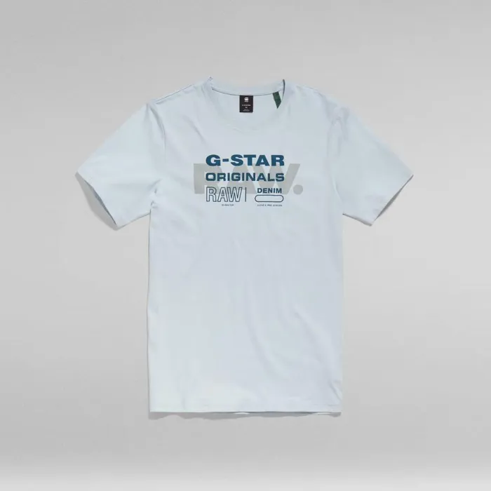 TShirts and Polos Men GStar RAW RAW Originals Slim TShirt Dark Ice
