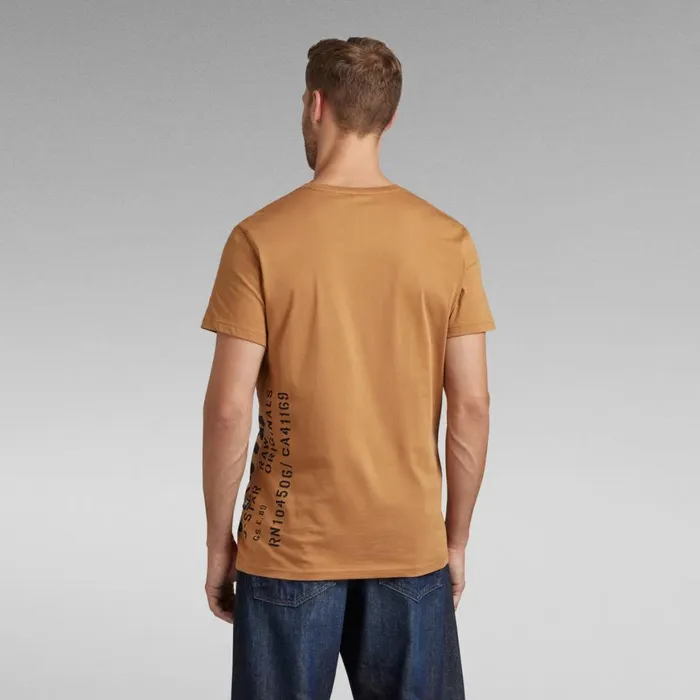 TShirts and Polos Men GStar RAW Side Stencil TShirt Chipmunk