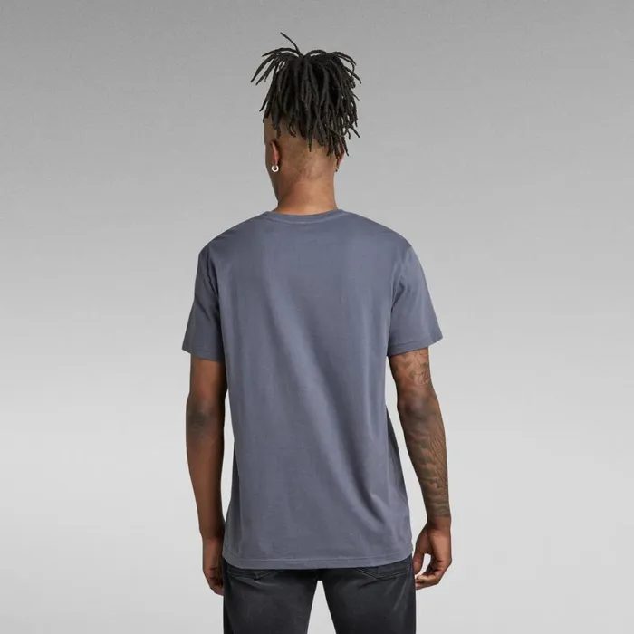 TShirts and Polos Men GStar RAW Stencil Originals TShirt Fantem Blue