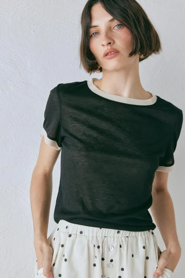 TShirts Women VRG GRL Lane Tee Black