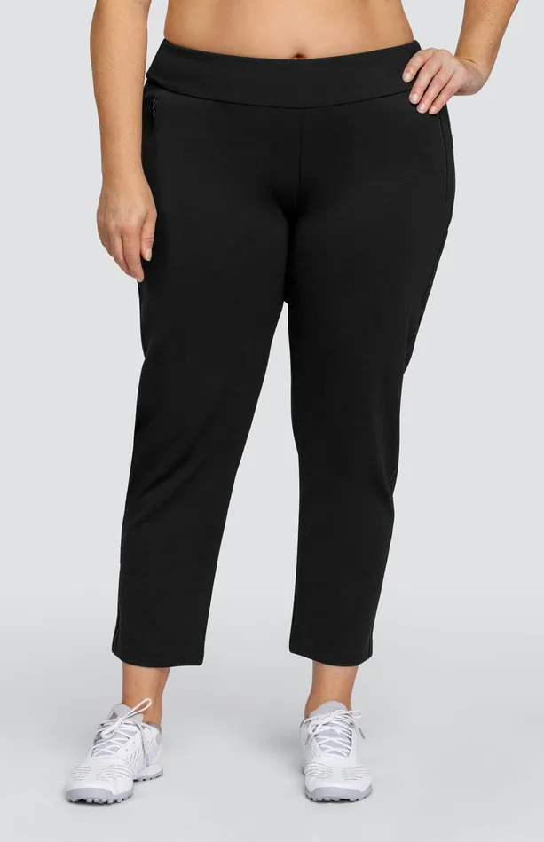 Tail Activewear Aubrianna 28034 Ankle Pant 8211 Onyx Black Women Ankle Pants