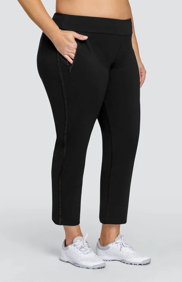 Tail Activewear Aubrianna 28034 Ankle Pant 8211 Onyx Black Women Ankle Pants