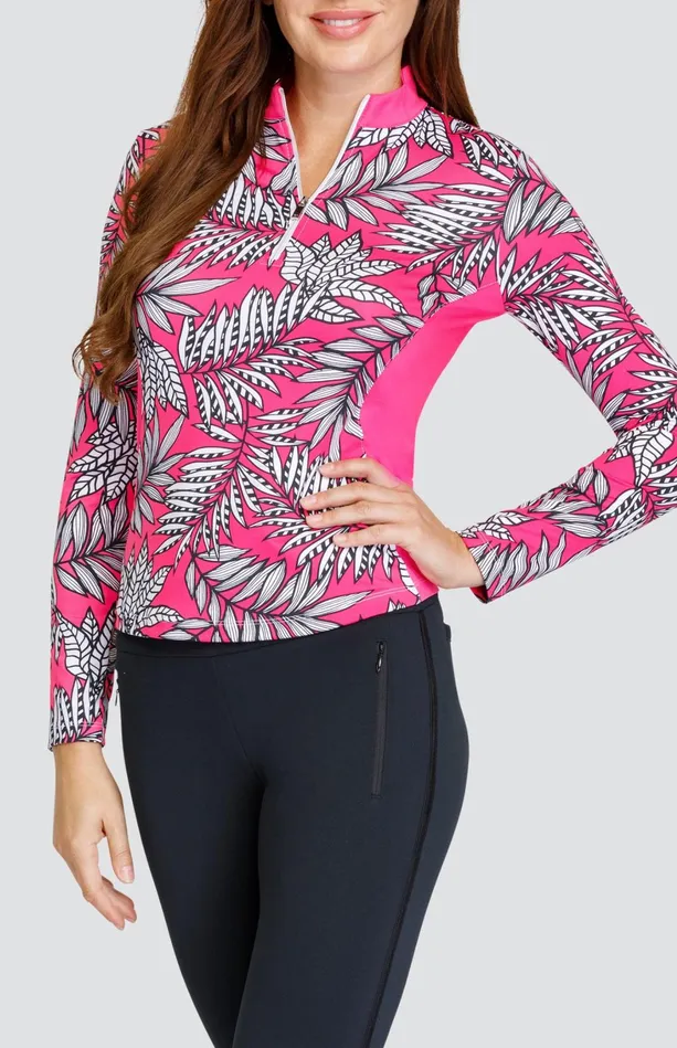 Tail Activewear Benton Top 8211 Cascading Ferns Women Long Sleeve