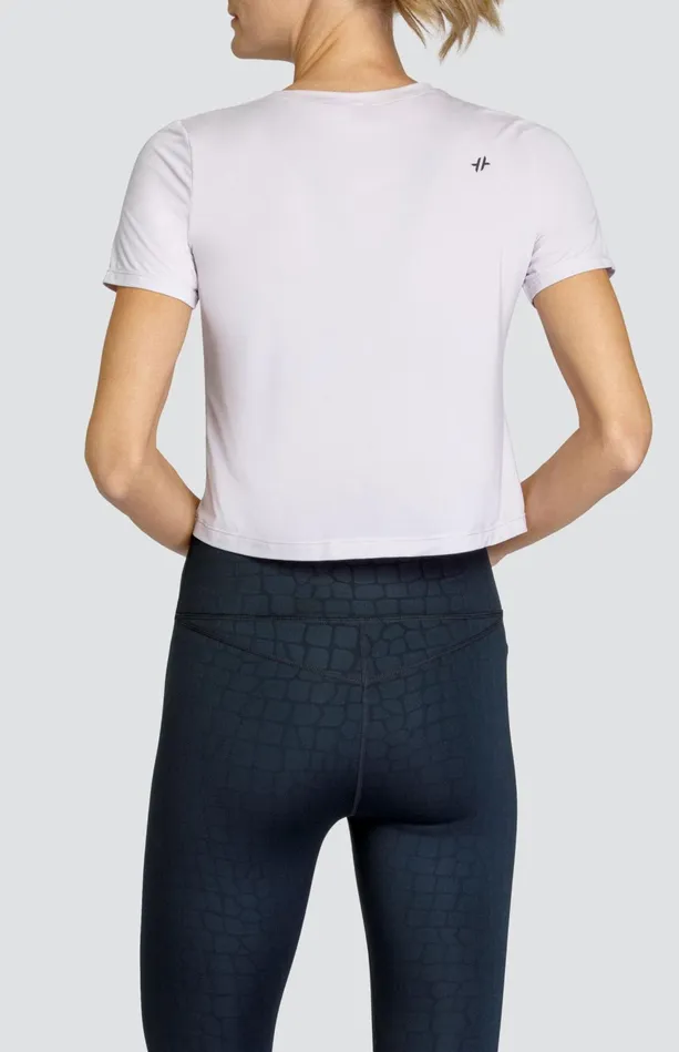 Tail Activewear Ferrara Top 8211 Misty Lilac Women Short Sleeve