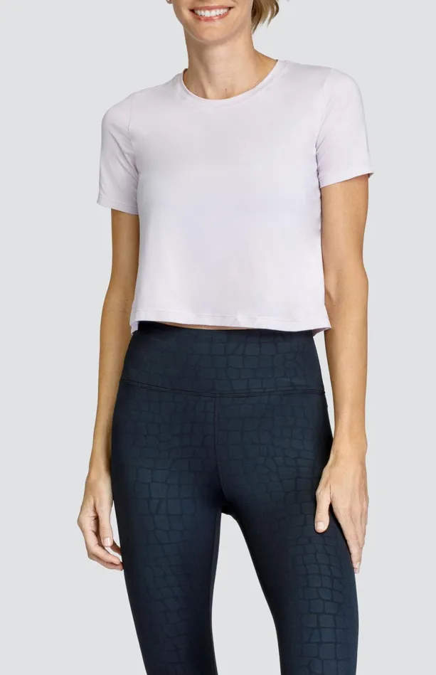 Tail Activewear Ferrara Top 8211 Misty Lilac Women Short Sleeve