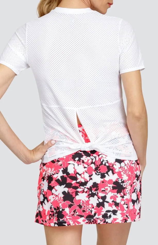 Tail Activewear Geneva Top 8211 White 8211 FINAL SALE Women Short Sleeve