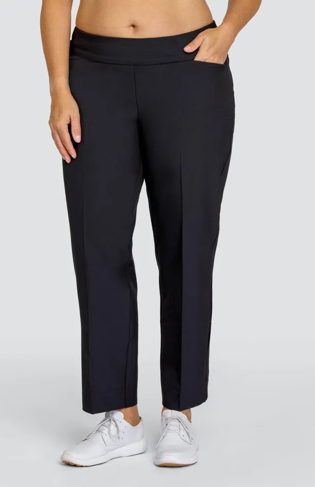 Tail Activewear Mulligan 28034 Ankle Pant 8211 Onyx Black 8211 Extended Sizes Women Ankle Pants