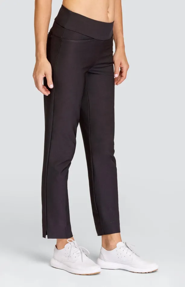 Tail Activewear Mulligan 28034 Ankle Pant 8211 Onyx Black 8211 Extended Sizes Women Ankle Pants