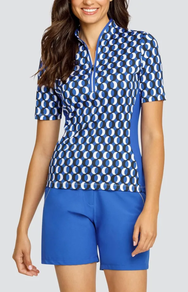 Tail Activewear Shaine Top 8211 Enchanted Geo Women Short Sleeve