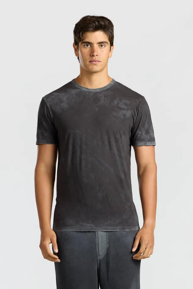 Tees Men COTTON CITIZEN Classic Crewneck Tee Vintage Charcoal