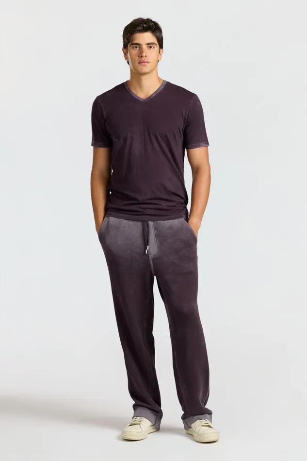 Tees Men COTTON CITIZEN Classic VNeck Tee Vintage Eggplant Tees Men COTTON CITIZEN Classic VNeck Tee Vintage Eggplant