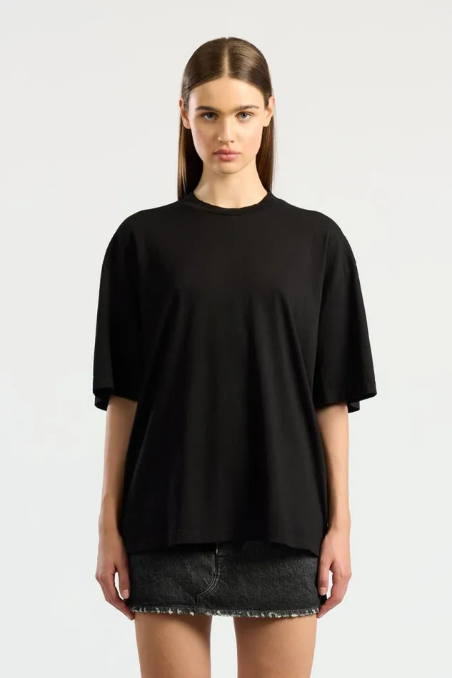 Tees Women COTTON CITIZEN Bowie Tee Jet Black Tees Women COTTON CITIZEN Bowie Tee Jet Black