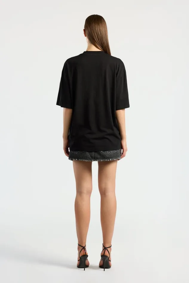 Tees Women COTTON CITIZEN Bowie Tee Jet Black Tees Women COTTON CITIZEN Bowie Tee Jet Black
