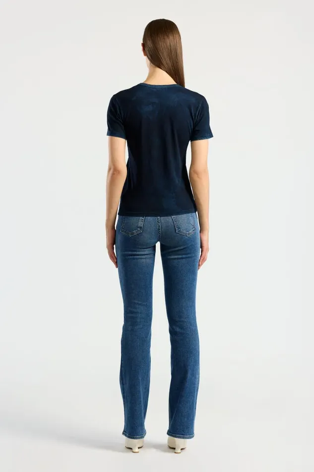 Tees Women COTTON CITIZEN Standard VNeck Tee Vintage Navy Tees Women COTTON CITIZEN Standard VNeck Tee Vintage Navy