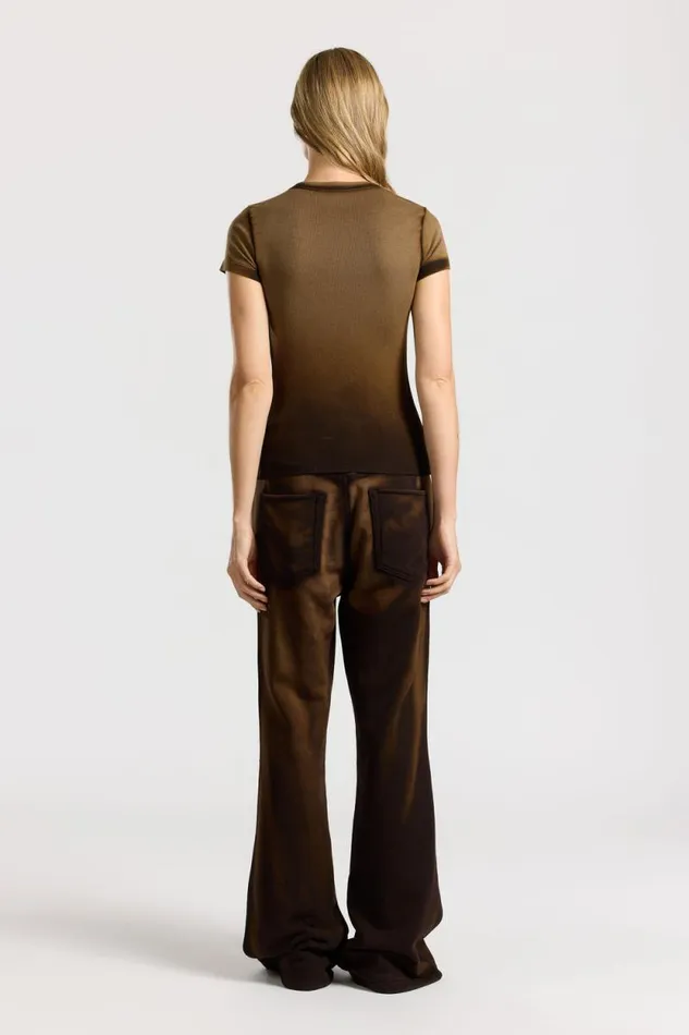 Tees Women COTTON CITIZEN Verona Tee Espresso Cast Tees Women COTTON CITIZEN Verona Tee Espresso Cast