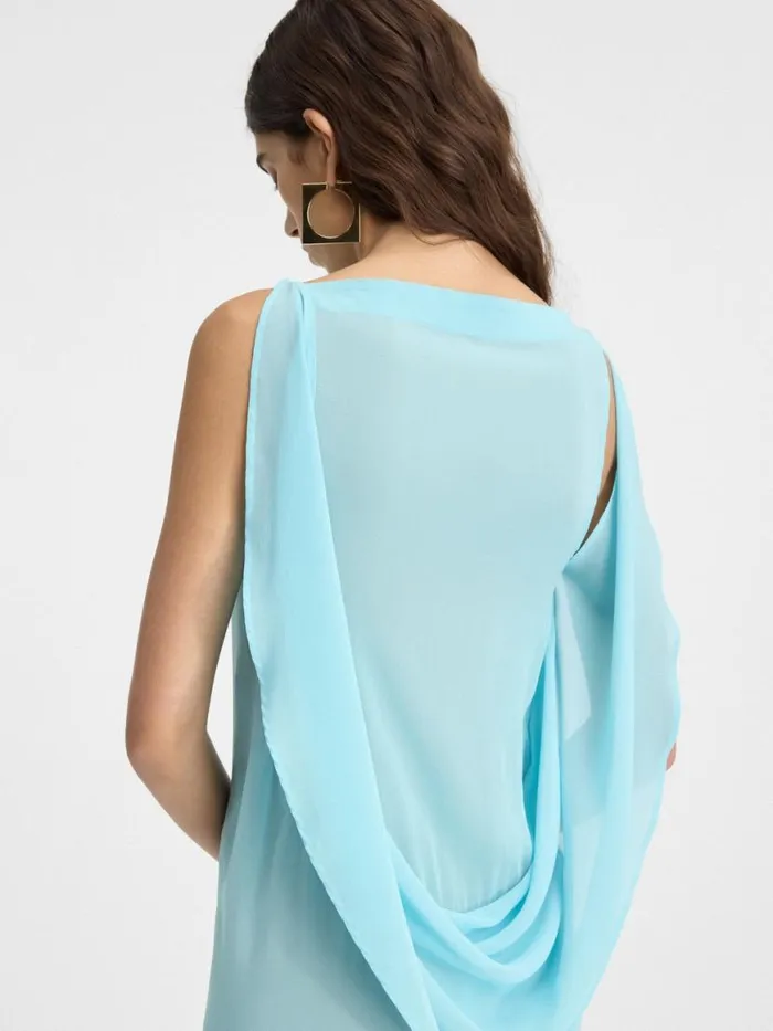 The Ameno Dress Light Turquoise Women JACQUEMUS Dresses and Skirts The Ameno Dress Light Turquoise Women JACQUEMUS Dresses and Skirts
