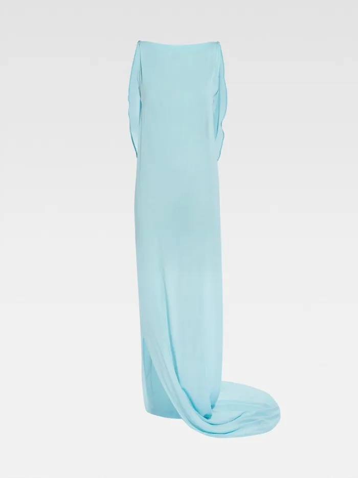 The Ameno Dress Light Turquoise Women JACQUEMUS Dresses and Skirts The Ameno Dress Light Turquoise Women JACQUEMUS Dresses and Skirts