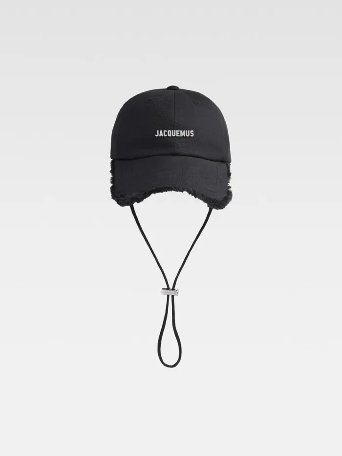 The Artichaut Cap Black WomenMen JACQUEMUS Hats