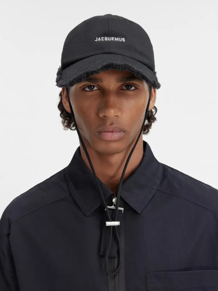 The Artichaut Cap Black WomenMen JACQUEMUS Hats The Artichaut Cap Black WomenMen JACQUEMUS Hats