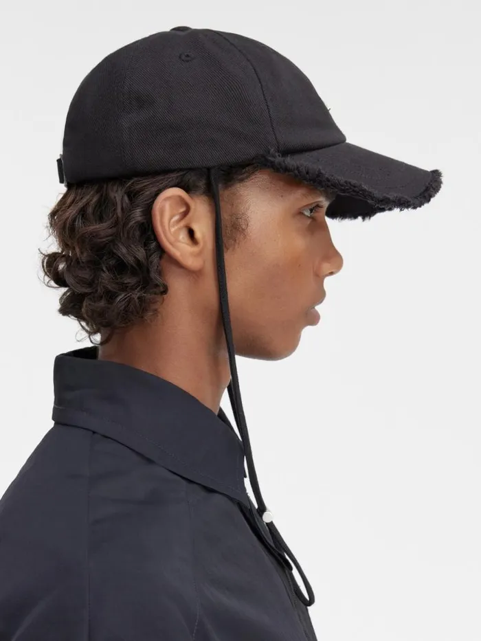 The Artichaut Cap Black WomenMen JACQUEMUS Hats The Artichaut Cap Black WomenMen JACQUEMUS Hats