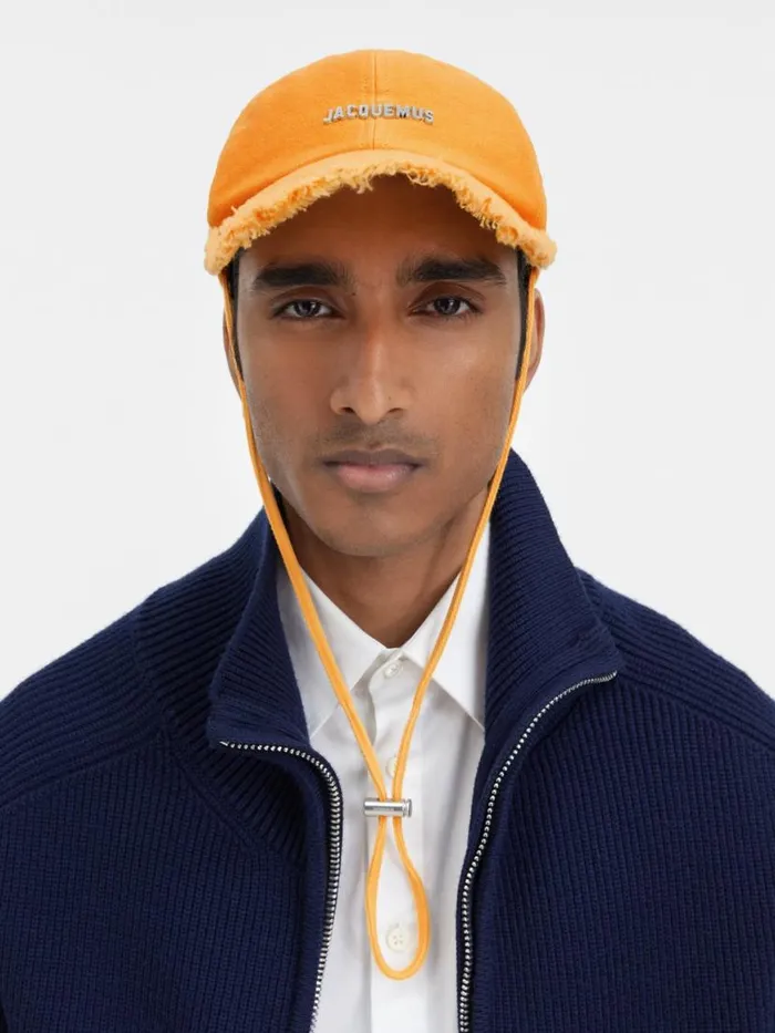 The Artichaut Cap Dark Orange Women JACQUEMUS Hats The Artichaut Cap Dark Orange Women JACQUEMUS Hats
