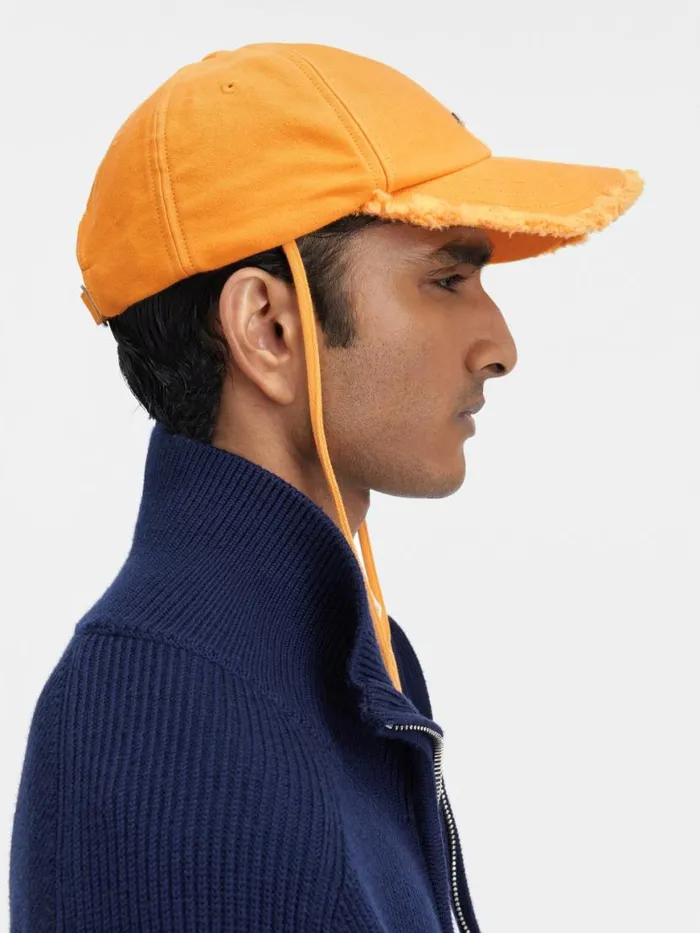The Artichaut Cap Dark Orange Women JACQUEMUS Hats The Artichaut Cap Dark Orange Women JACQUEMUS Hats