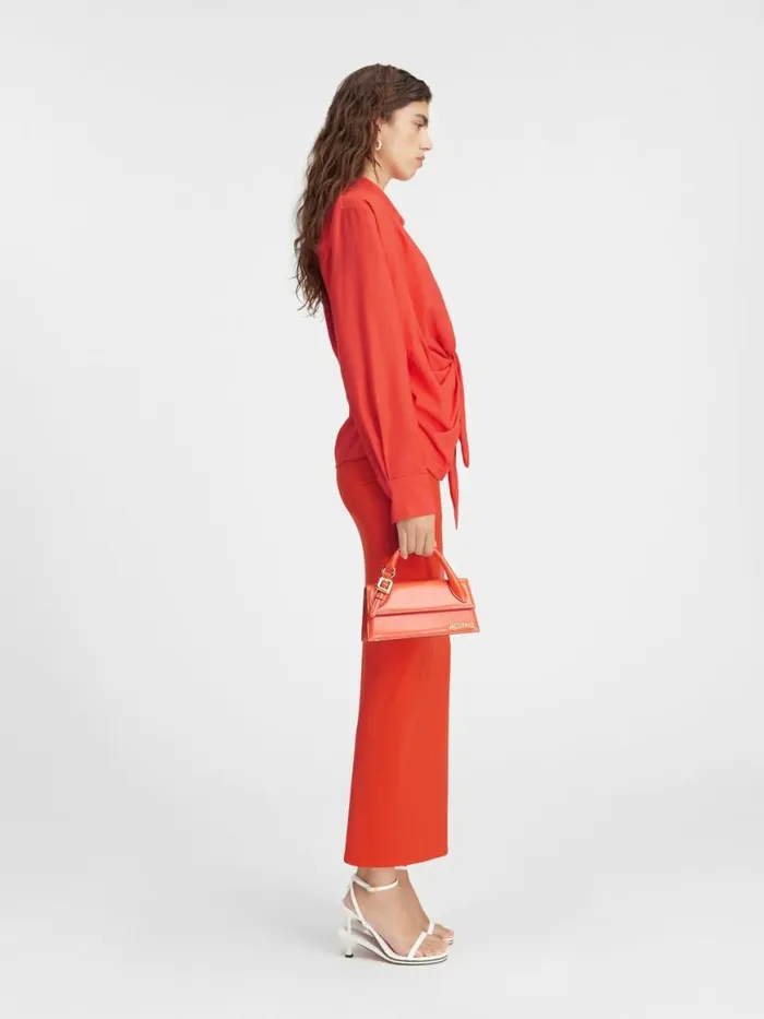 The Bahia Shirt Orange Women JACQUEMUS Tops and Shirts The Bahia Shirt Orange Women JACQUEMUS Tops and Shirts