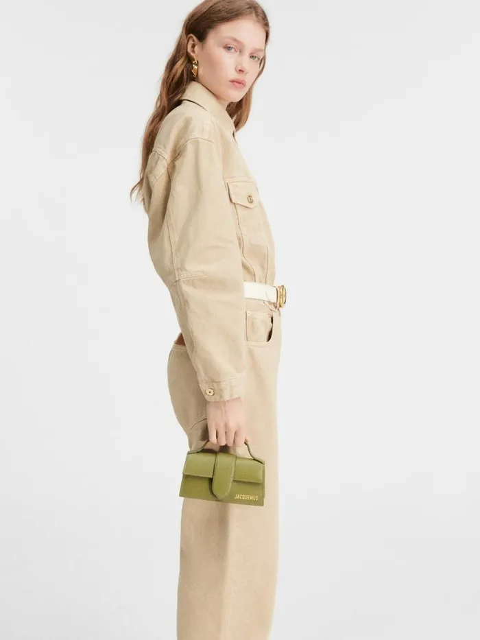 The Bambino Khaki Women JACQUEMUS Crossbody and Handbags The Bambino Khaki Women JACQUEMUS Crossbody and Handbags