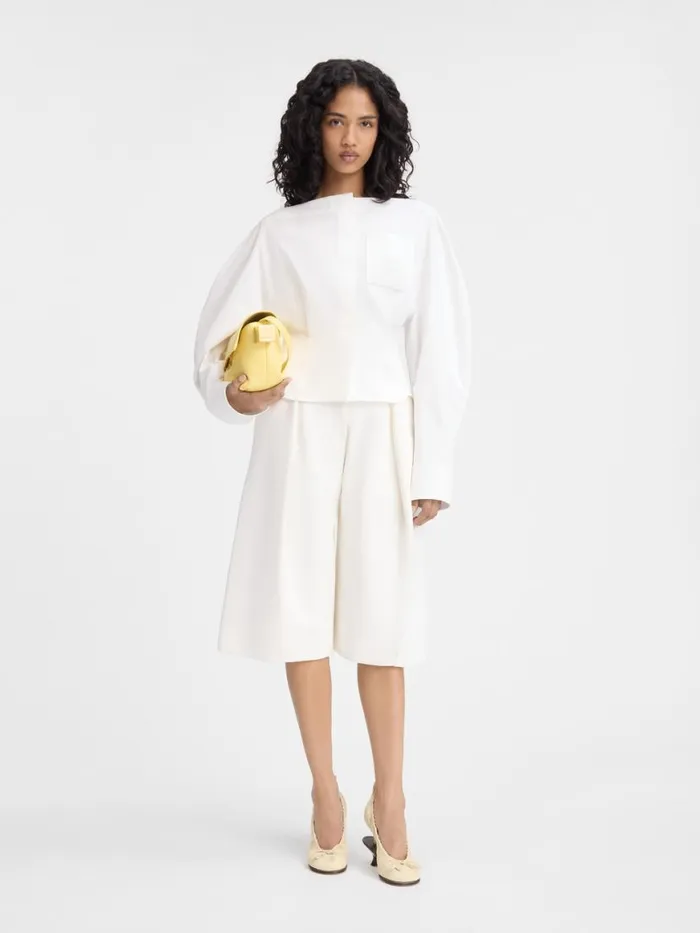 The Barco Shirt White Women JACQUEMUS Tops and Shirts