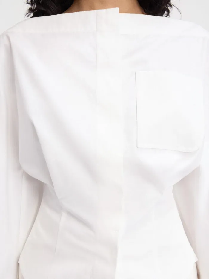 The Barco Shirt White Women JACQUEMUS Tops and Shirts The Barco Shirt White Women JACQUEMUS Tops and Shirts
