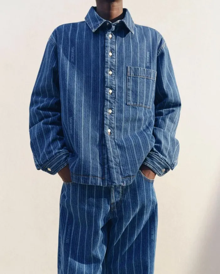 The Boulanger Shirt Print Blue Stripes Men JACQUEMUS Shirts The Boulanger Shirt Print Blue Stripes Men JACQUEMUS Shirts