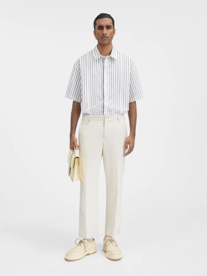 The Cabri Pants Light Beige Men JACQUEMUS Trousers and Shorts