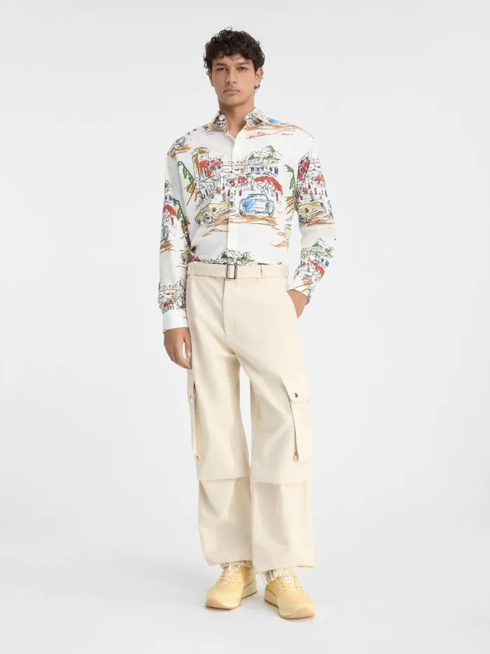 The Cargo Pants Beige Men JACQUEMUS Trousers and Shorts