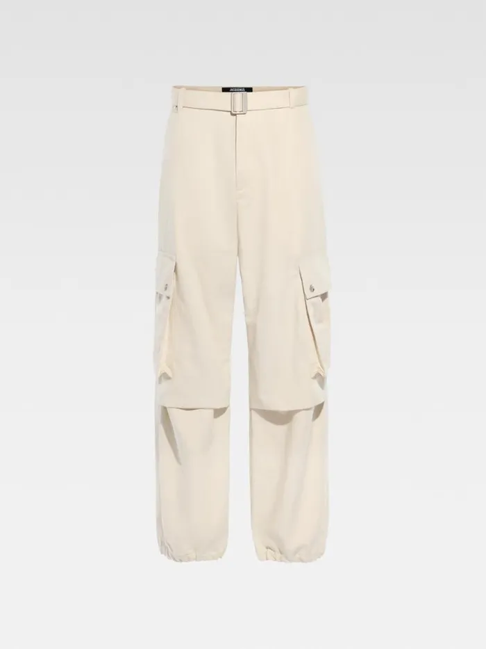 The Cargo Pants Beige Men JACQUEMUS Trousers and Shorts The Cargo Pants Beige Men JACQUEMUS Trousers and Shorts