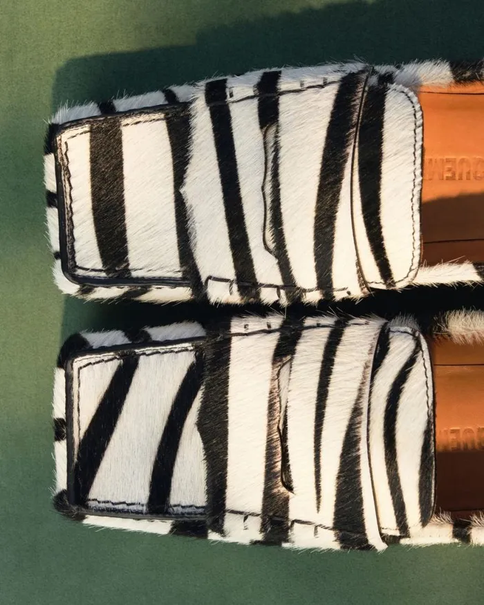 The Carr Loafers Black and White Zebra Women JACQUEMUS Shoes The Carr Loafers Black and White Zebra Women JACQUEMUS Shoes