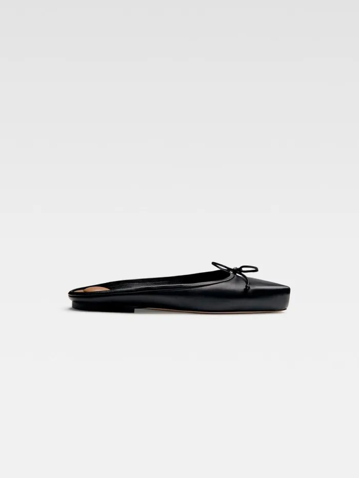 The Flat Ballet Mules Black Women JACQUEMUS Shoes