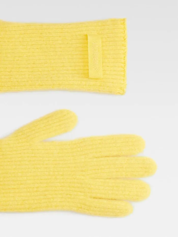 The Gros Grain Gloves Yellow WomenMen JACQUEMUS Scarves Beanies and Gloves The Gros Grain Gloves Yellow WomenMen JACQUEMUS Scarves Beanies and Gloves