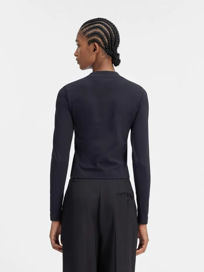 The Gros Grain Longsleeve Tshirt Black Women JACQUEMUS Tshirts The Gros Grain Longsleeve Tshirt Black Women JACQUEMUS Tshirts