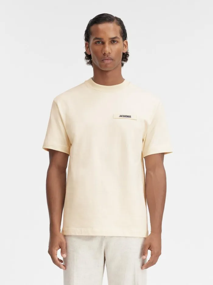 The Gros Grain Tshirt Beige WomenMen JACQUEMUS Tshirts